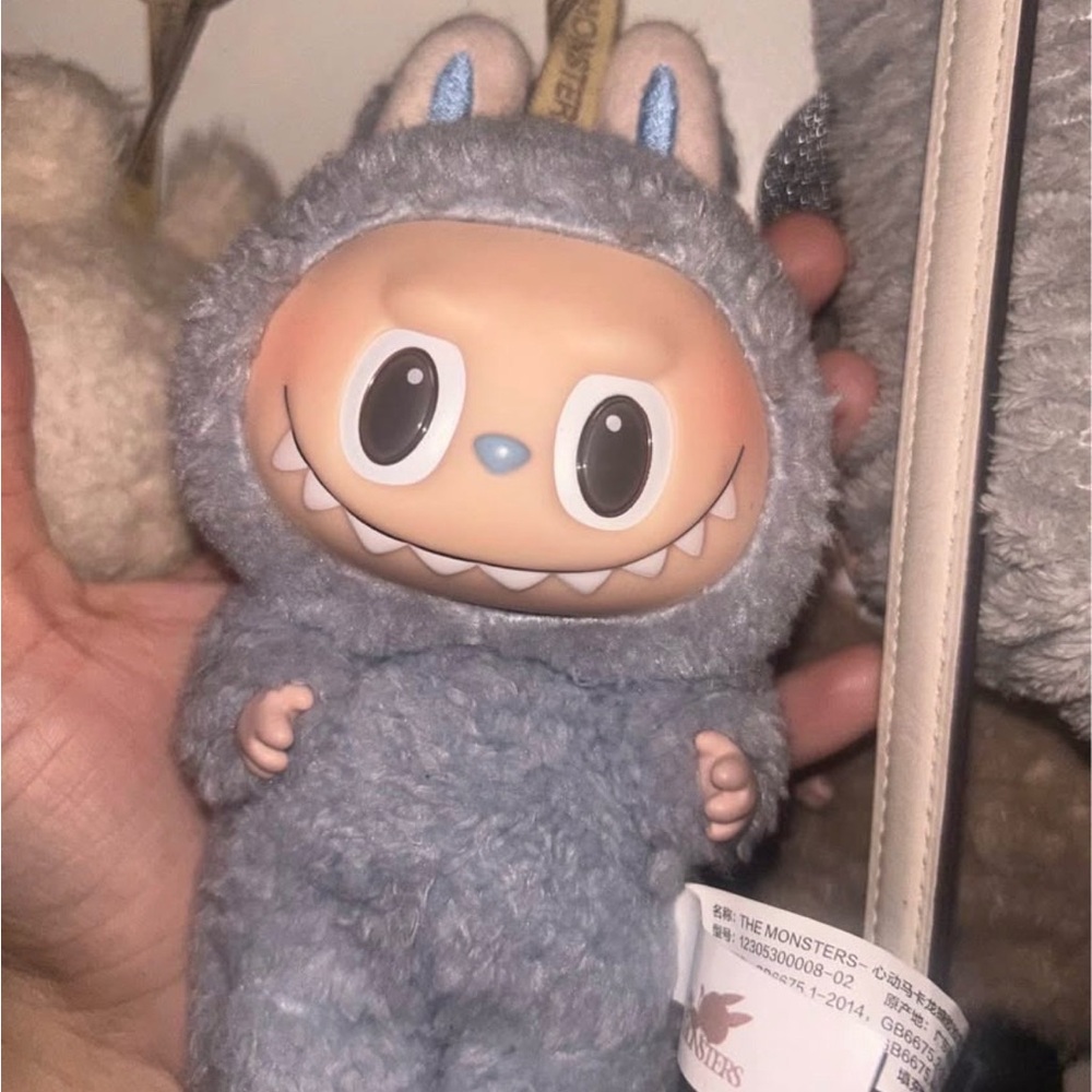 Gray Monster Plush Toy